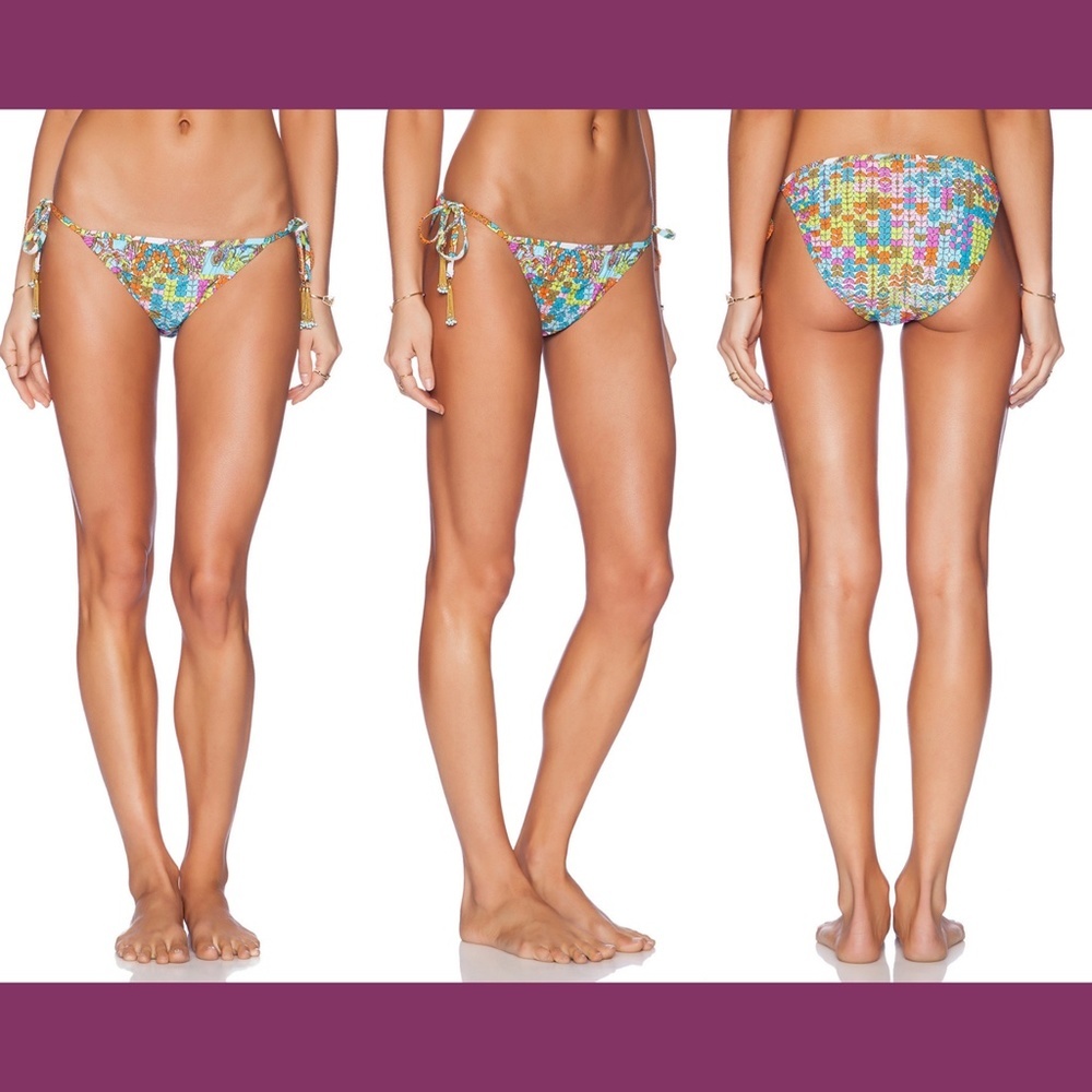 NWT Trina Turk Side Tie Hipster Bikini Bottom 12